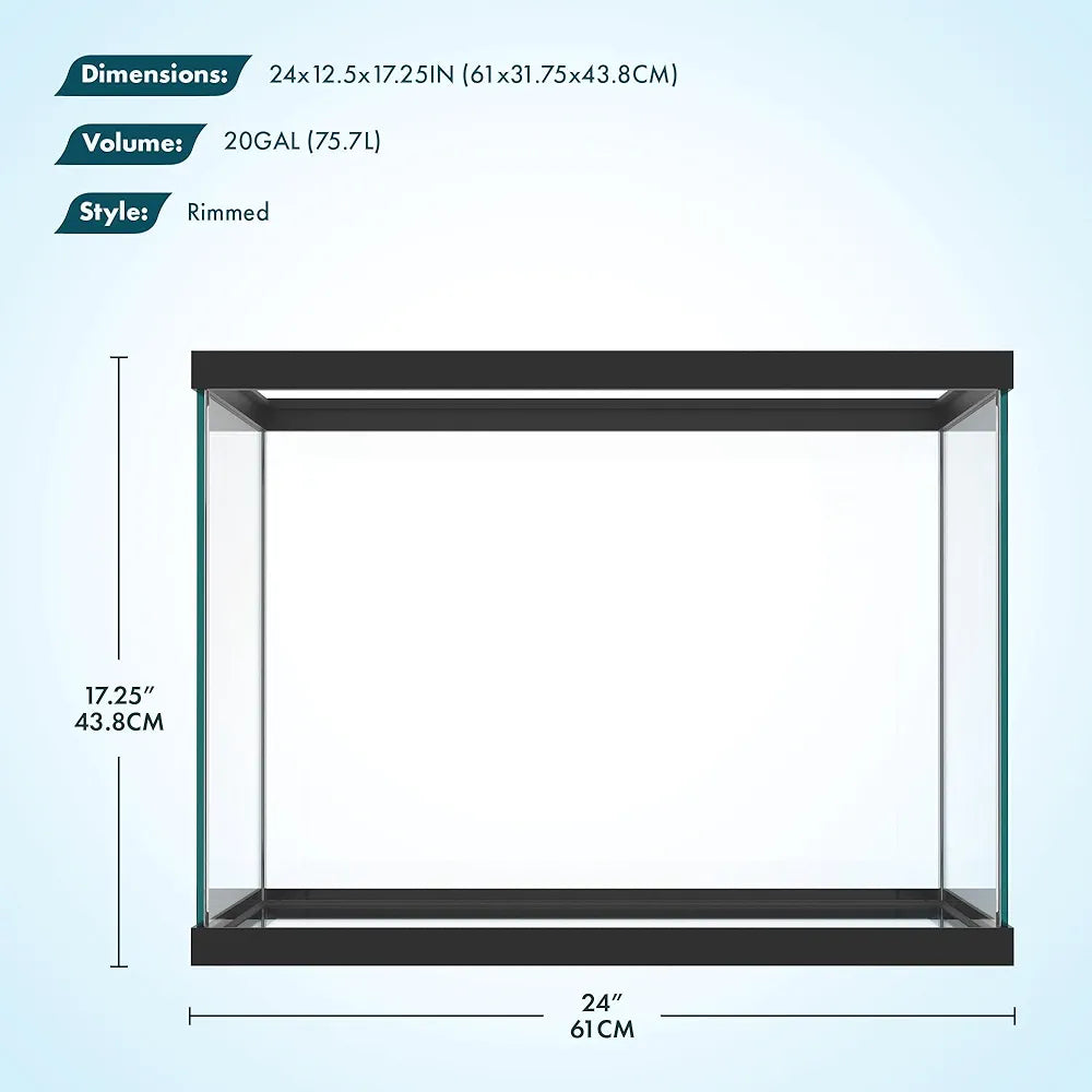 20 Gallon High/Tall Aquarium – Recommended